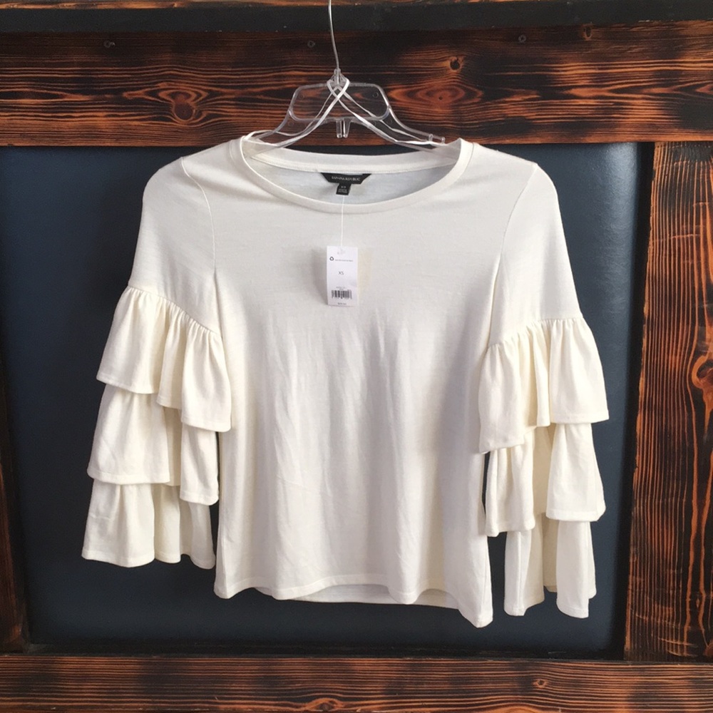 Banana Republic Ruffled Top